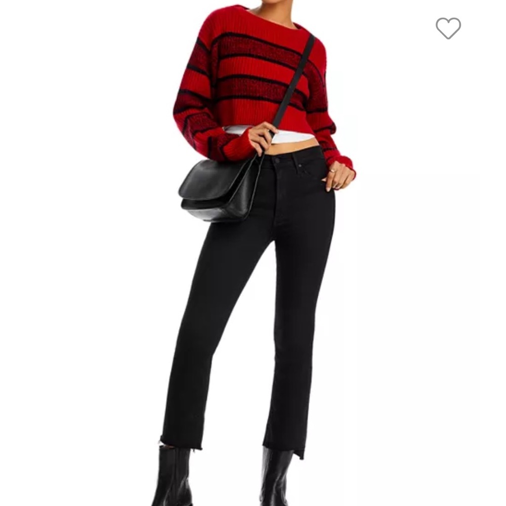 MOTHER High Rise Black Jeans